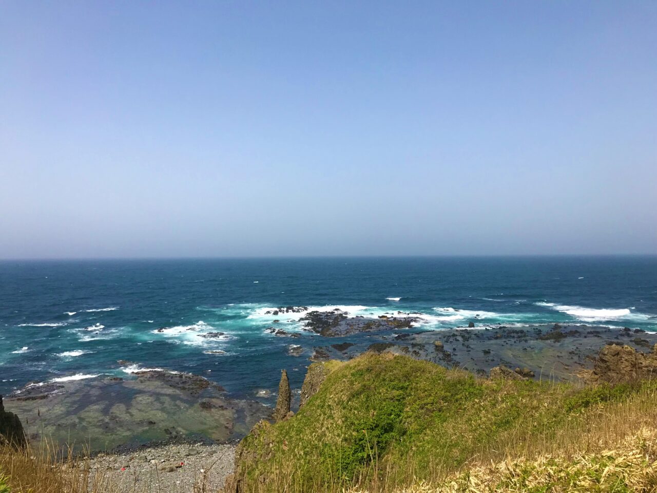 日本海を望む