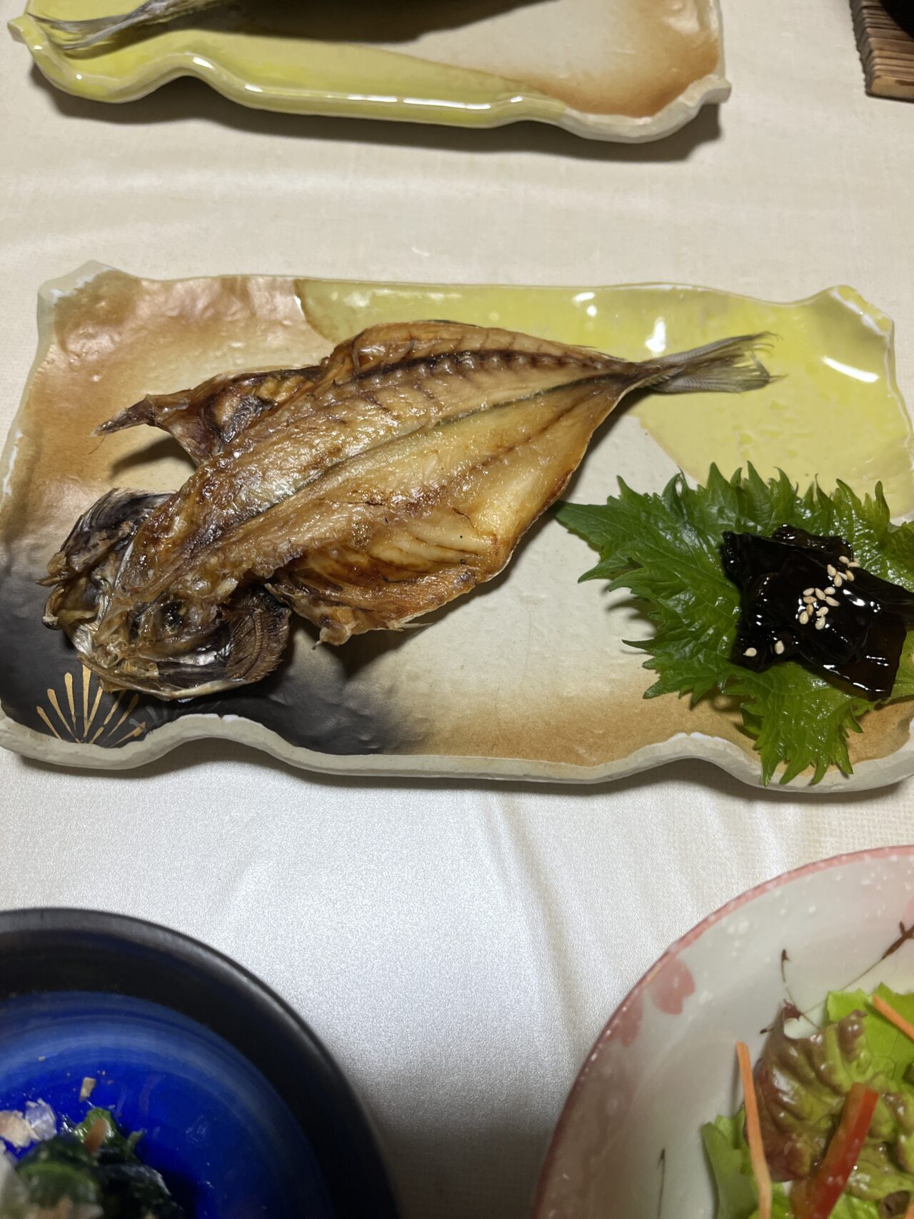 定番のアジの開き