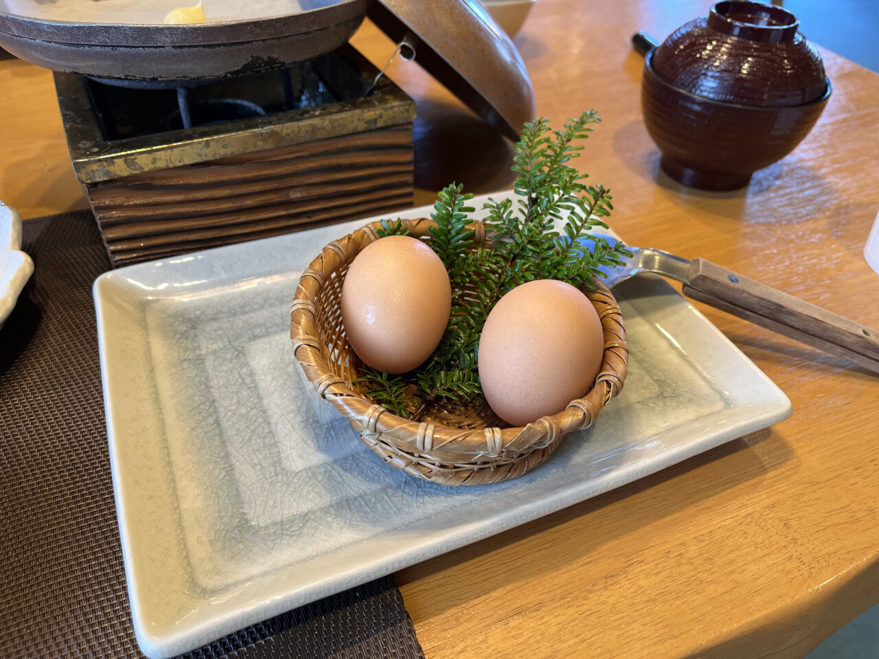 2つ食べられる卵