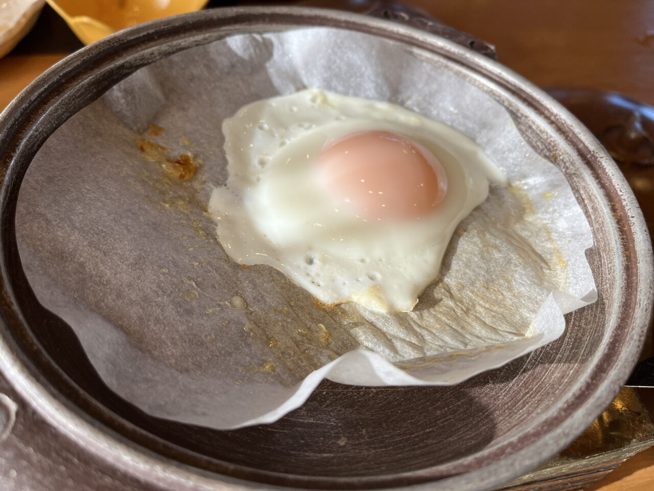 出来立ての目玉焼き