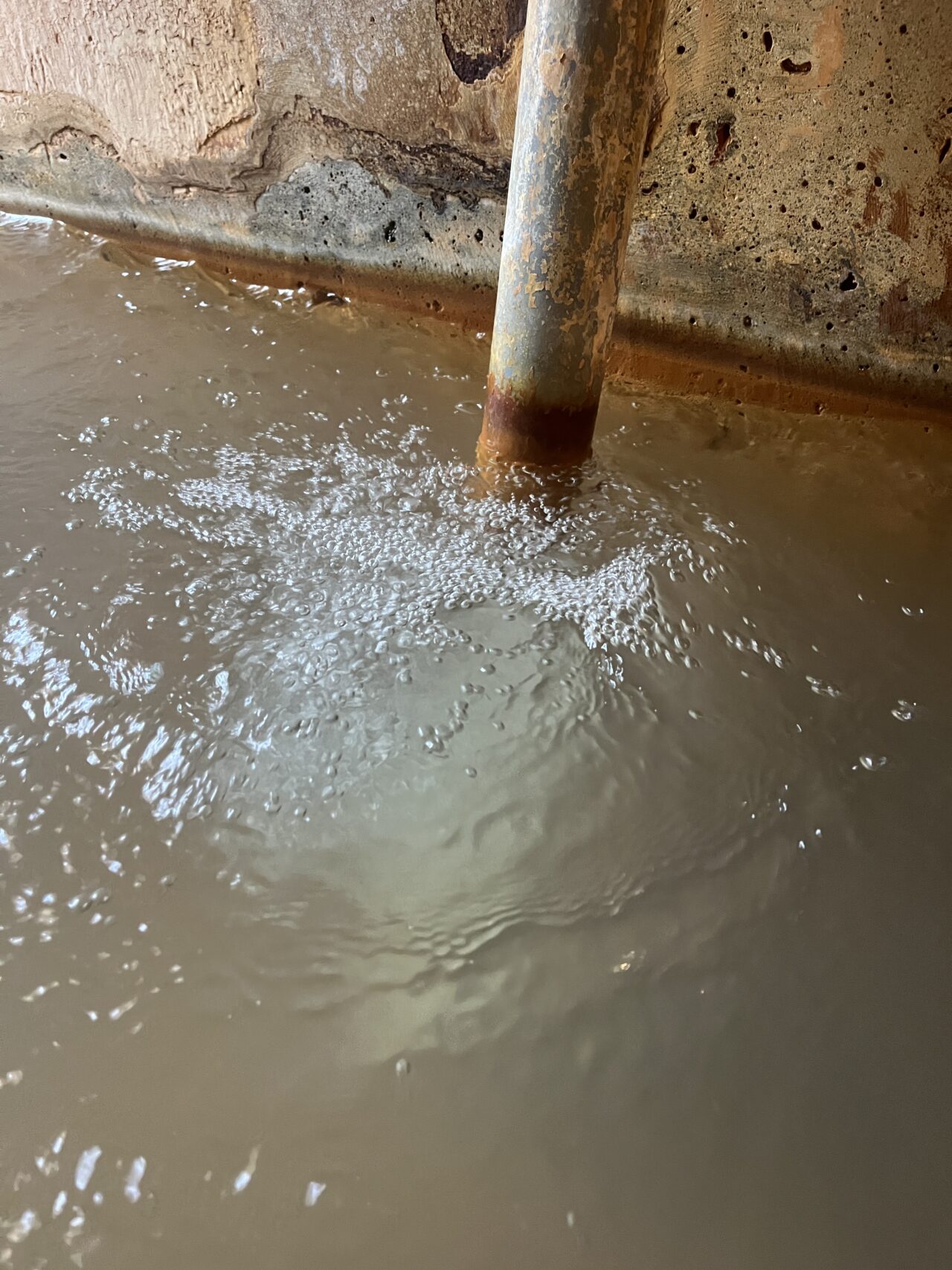 ボコボコ湧き出る源泉