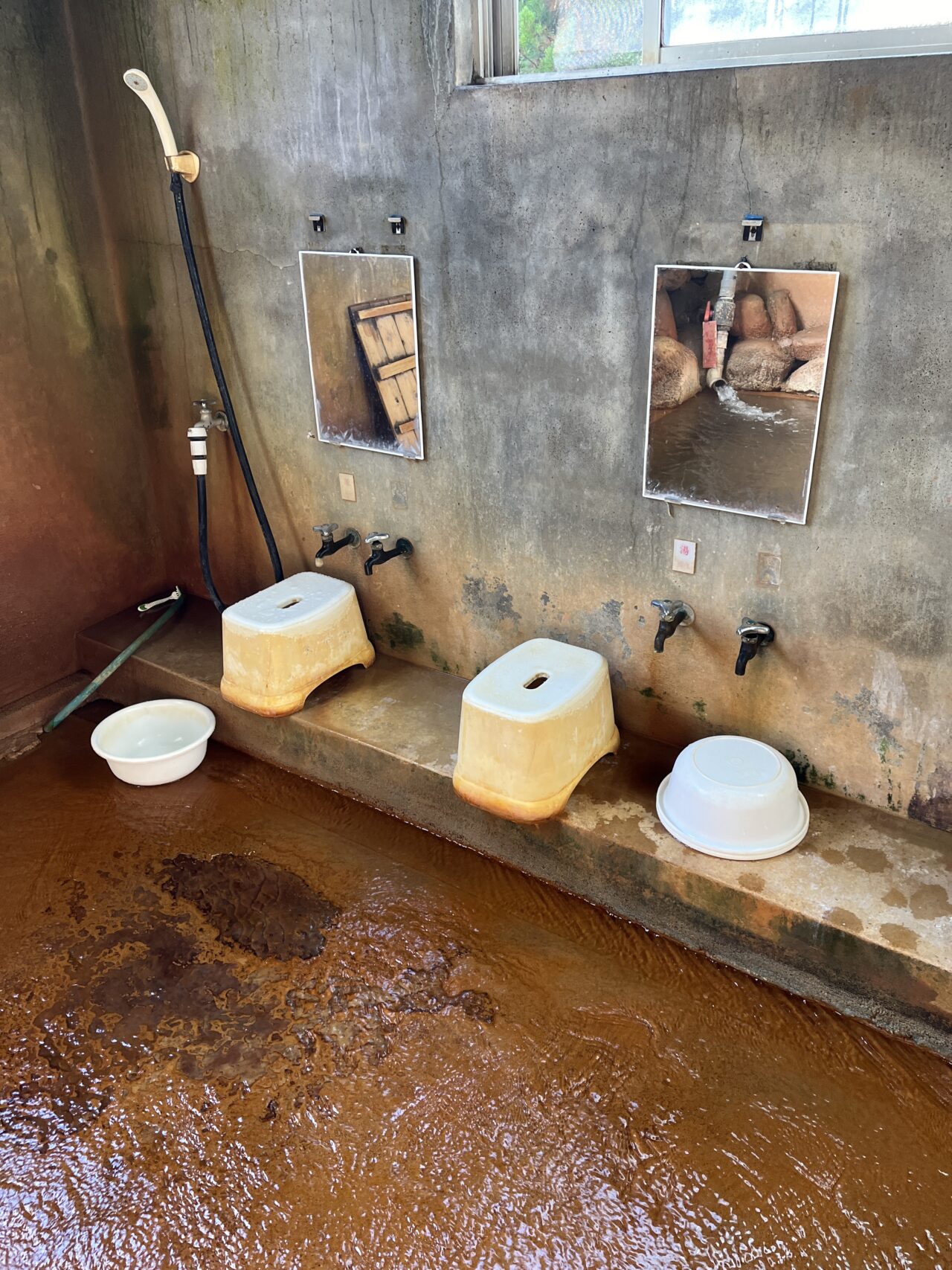 アメニティのない洗い場