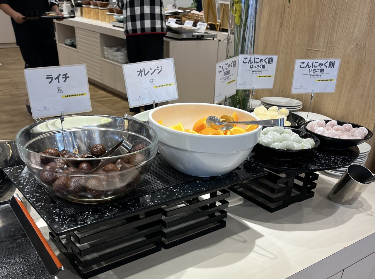 豊富なフルーツ