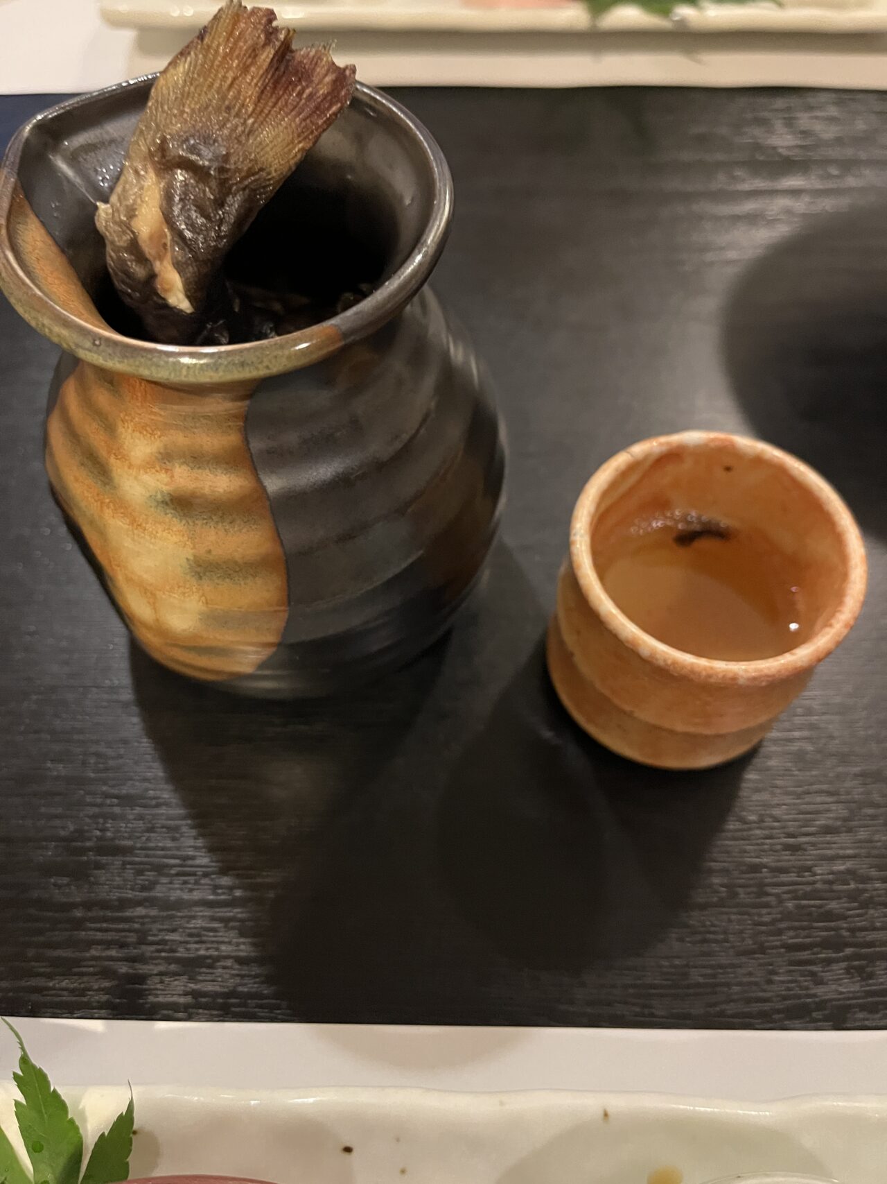 めったに見かけない珍しい骨酒