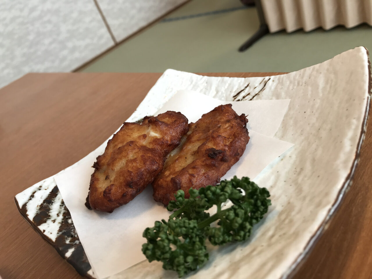 アツアツでサクサクのさつま揚げ